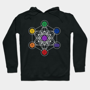 Metatron’s Cube Chakras Hoodie